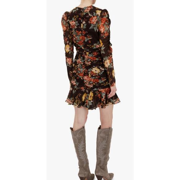 VERONICA BEARD
Hedera Oxblood Multi Mini Dress Size 10 - Picture 4 of 5